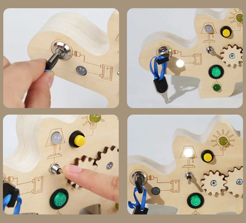 Montessori LED Busy Board