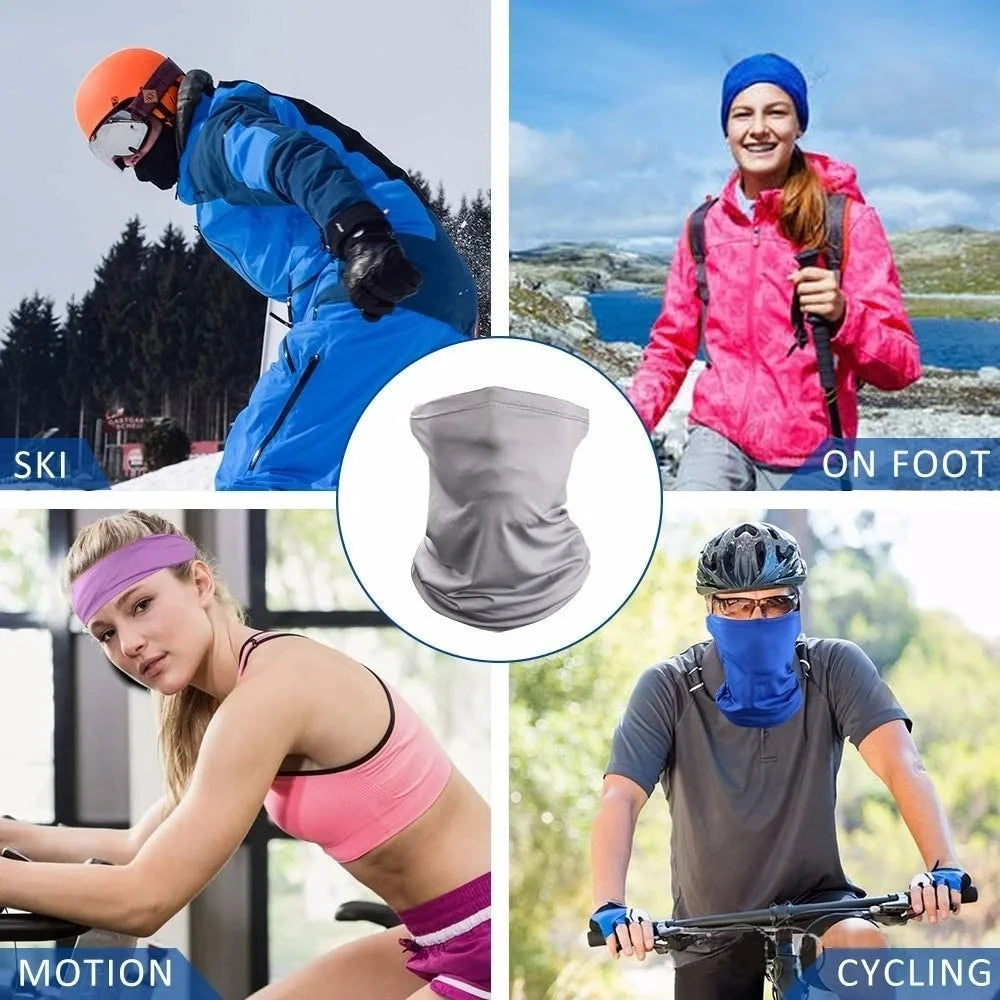 Mehrzweck Turban Reiten Schal Radfahren Bandana Männer Frauen Hals Abdeckung Sonnencreme Eis Seide Outdoor Angeln Wandern Kopfbedeckung Maske