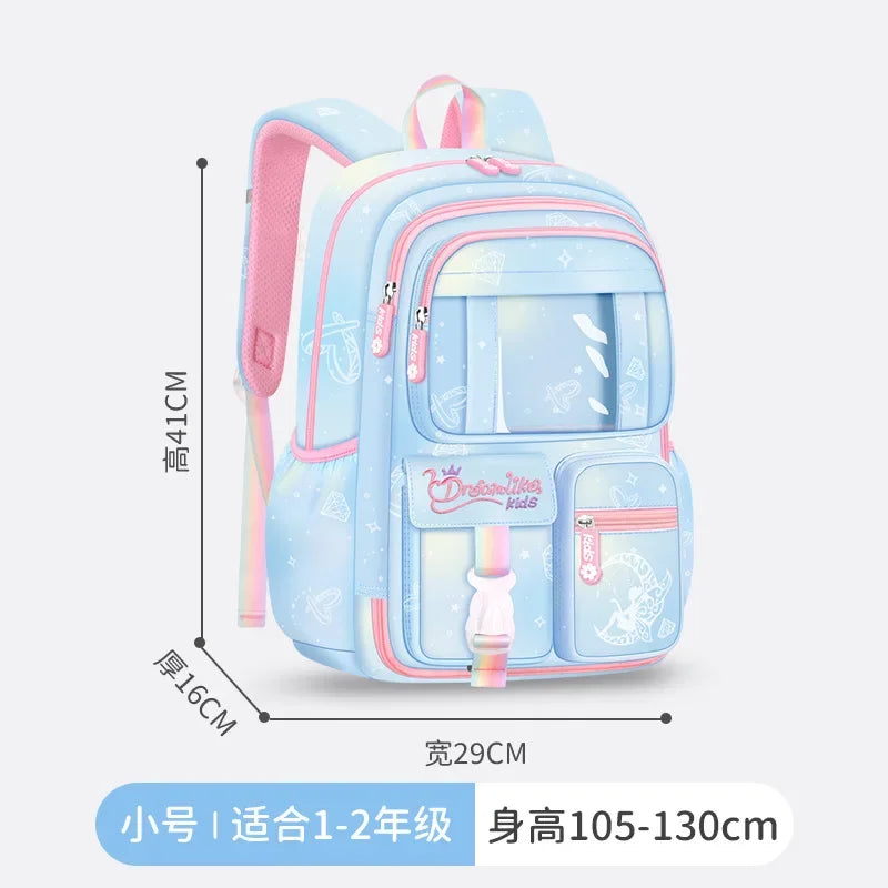 Pink Princess School Backpack