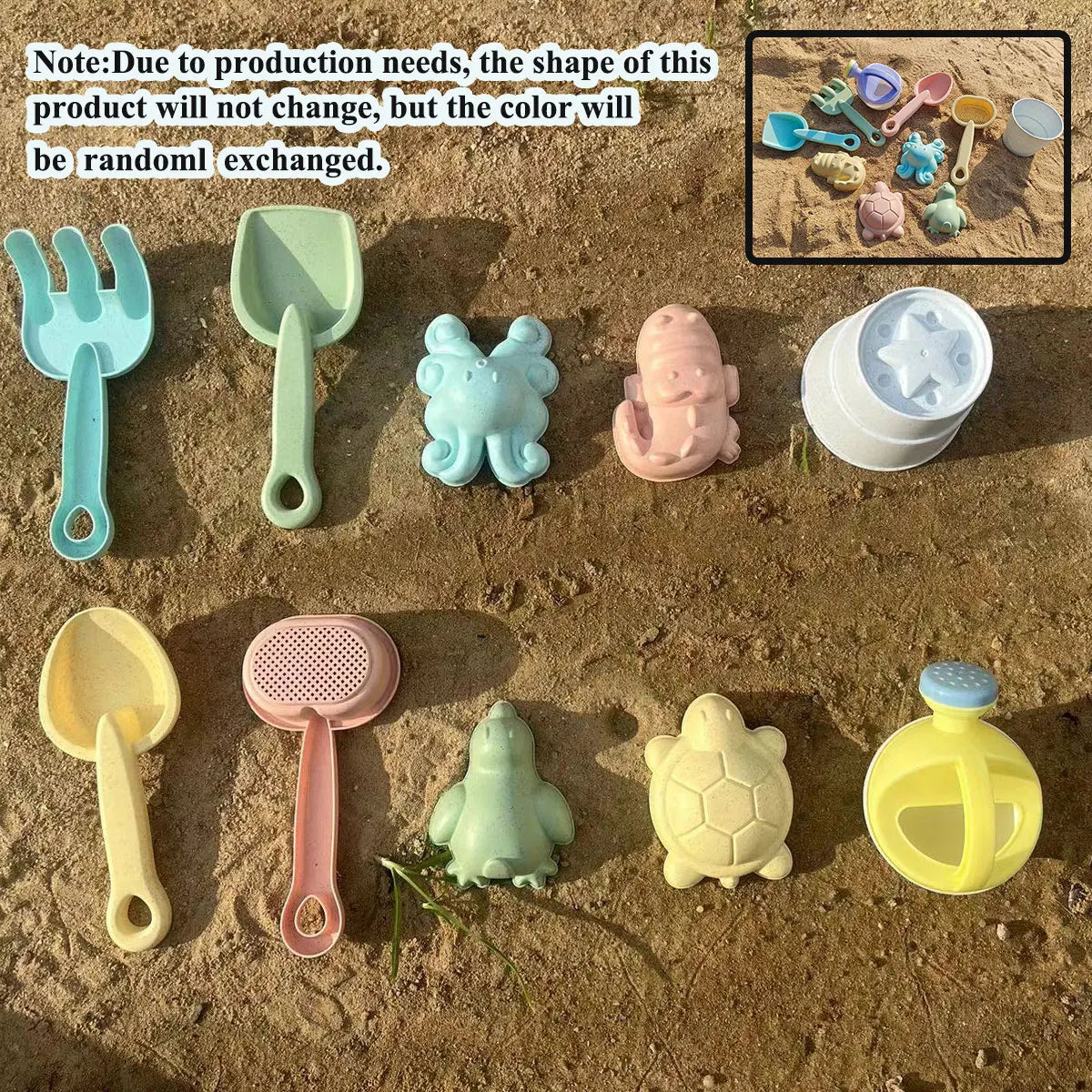 11/5/1 PCS Strand Sand Spielen Wasser Set Klapp Eimer Sommer Spielzeug für Kinder Kinder Outdoor Spiel sandkasten Zubehör Farbe Zufällig