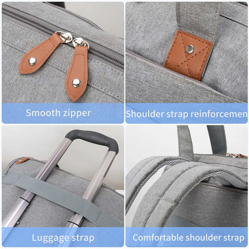 PANGDUBE Large Backpack for Mom and Dad, Baby Diaper Bags with Pacifier Pocket, Diaper Bag for Babies, Maternity Backpack for Mom