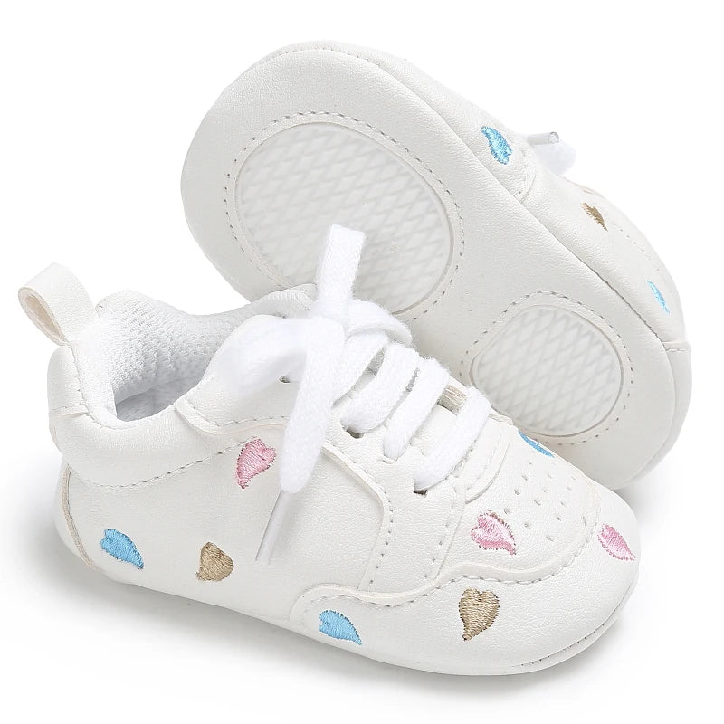 Casual Baby Schuhe Infant Baby Mädchen Krippe Schuhe Nette Weiche Sohle Prewalker Turnschuhe Fuß Schuhe Kleinkind Erste Wanderer 0-18Month