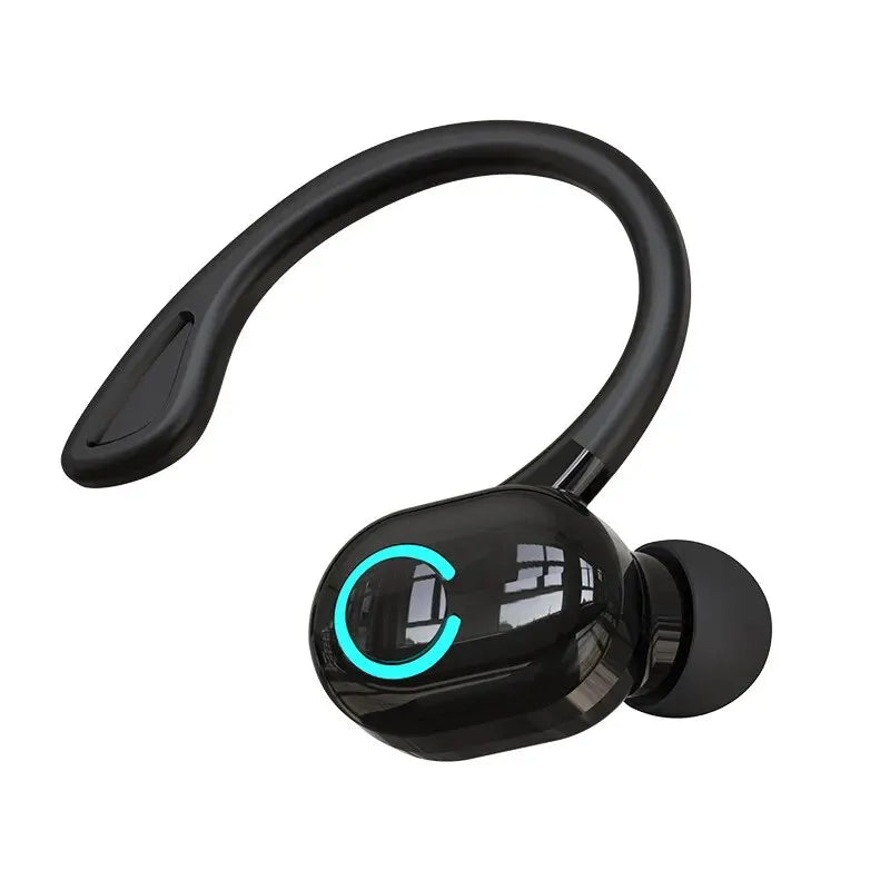 Bluetooth 5.2 Wireless Headset Einzelne Ohrbügel Ohrstöpsel Ultra Lange Akkulaufzeit Business Kopfhörer Handy Kopfhörer Ohrhörer