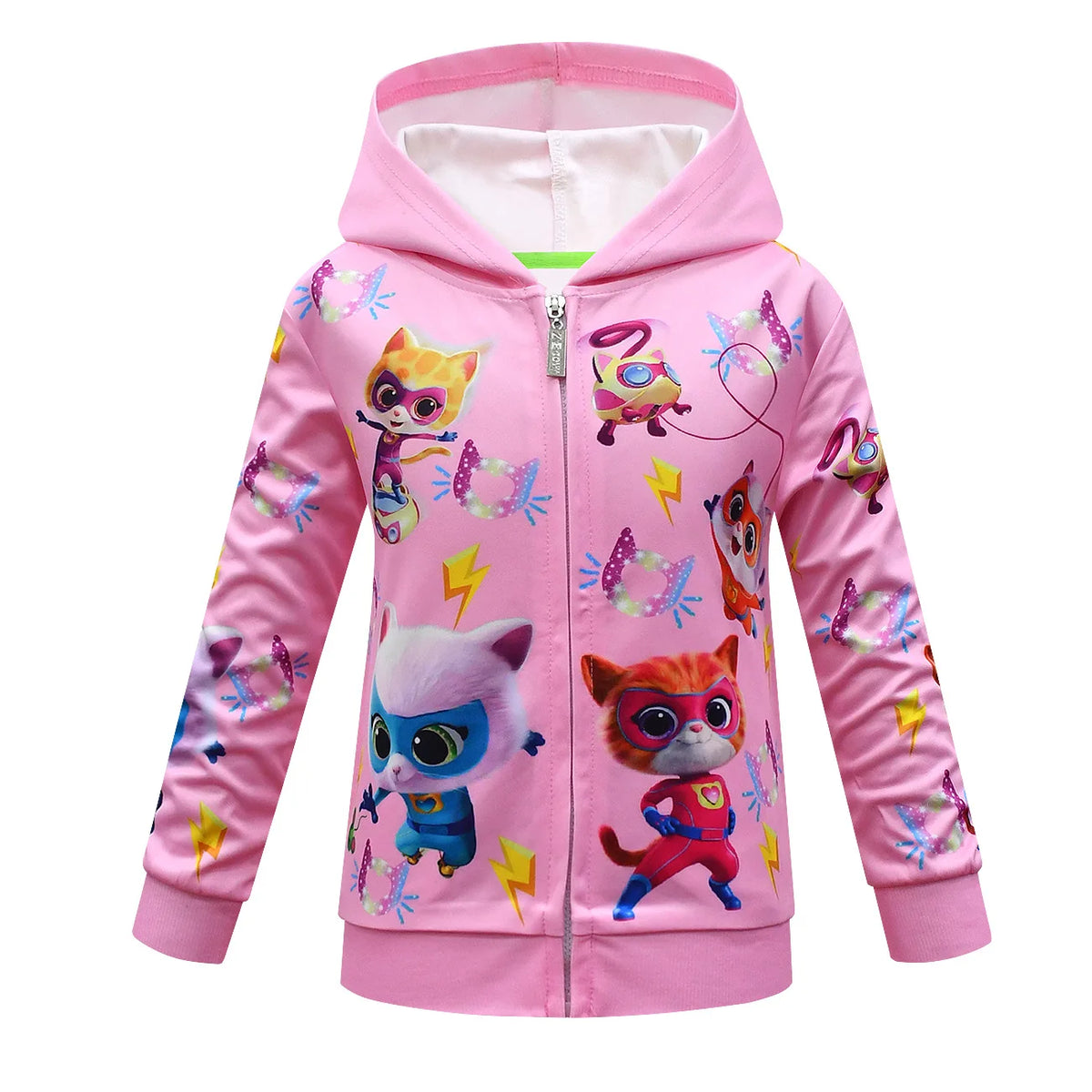 SuperKitties Kleidung Kinder Herbst Winter Jacke Baby Mädchen Mit Kapuze Mäntel Teen Jungen Zipper Oberbekleidung Kinder Casual Sport Jacken