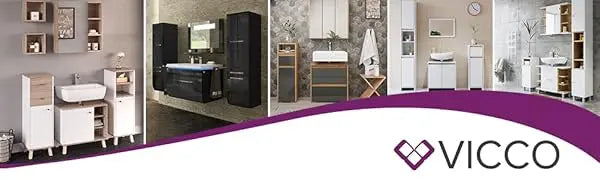Bad Furniture-Set Oak rustikal Kiko, bestehend aus Badezimmer Mirror, Washbasinunterschrank - Platz for Nursing and Baduten