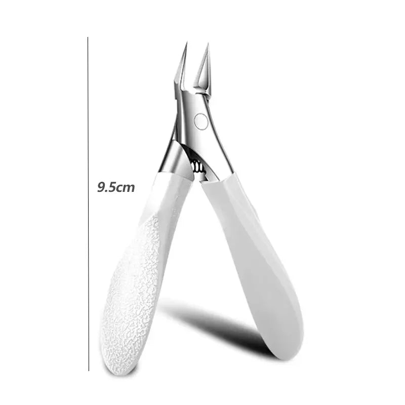 Zehennagelknipser aus Edelstahl, gerade Klinge für eingewachsene und dicke Nägel, scharfe, spitze Spitze, eingewachsene Nagelknipser, Maniküre-Werkzeuge