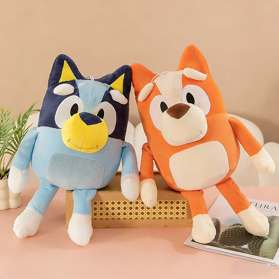 2026 NEU Bluey Hund Bingo Familie Plüschtier Cartoon Hund Weiche Stofftiere Puppen Geschenke