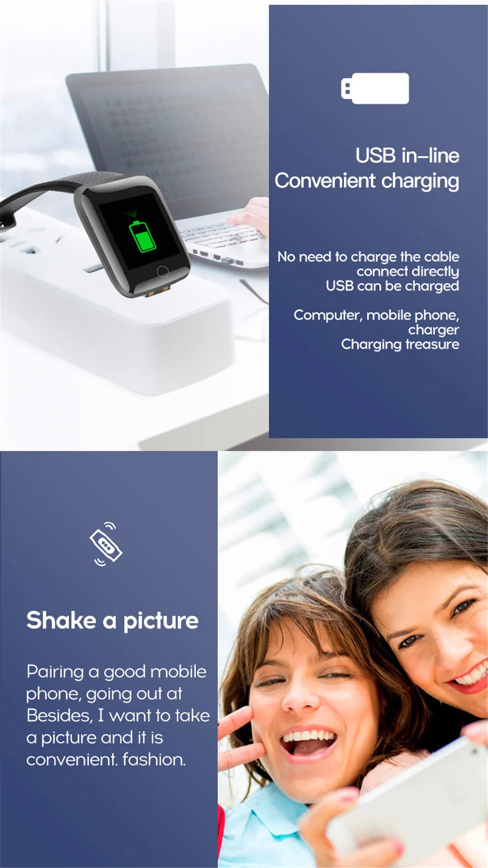 Smartwatch Männer Frauen Armbanduhren Smart Uhr Nachricht Fitness Monitor Armband Geburtstag Geschenk Elektronische Uhr Für Android IOS