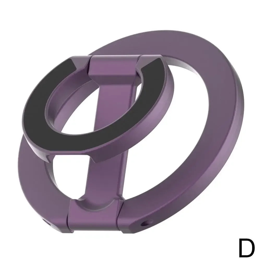 Magnetischer Handy-Ringhalter Beidseitiger Magnet 360° °   Rotierbarer, ultradünner, faltbarer, tragbarer Desktop-Handyhalter für iPhone 17, 16, 15