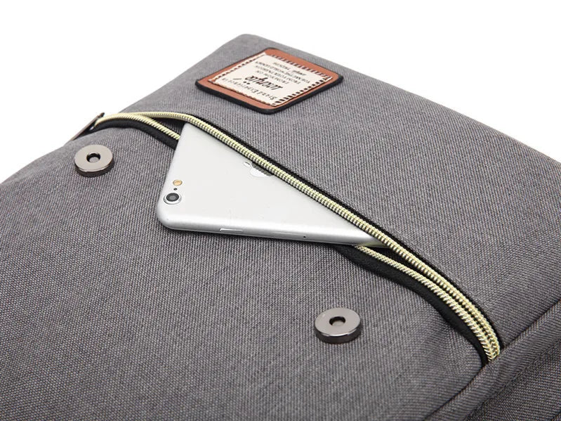 Teens Vintage Canvas Laptop Backpack