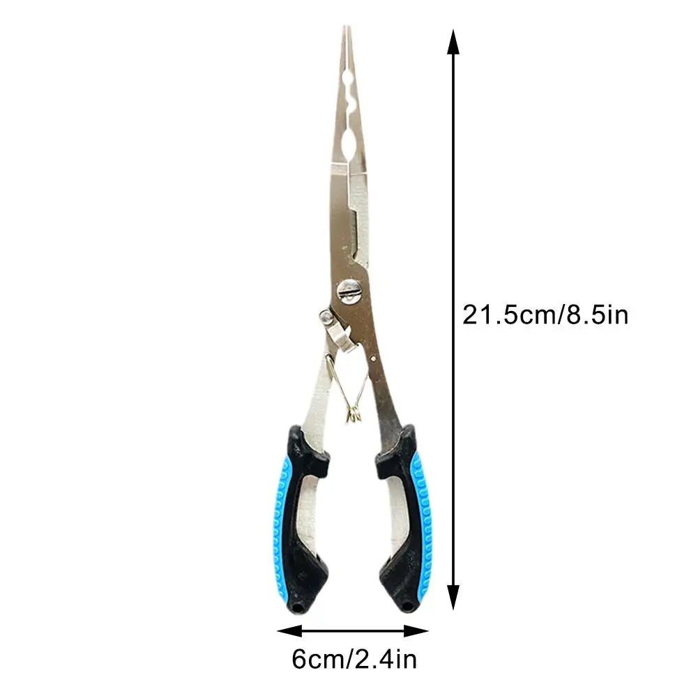 Angeln Zangen Lange Nase Edelstahl Haken Remover Cut Angelschnur Angeln Gebunden Haken Multi-funktionale Angeln Zangen