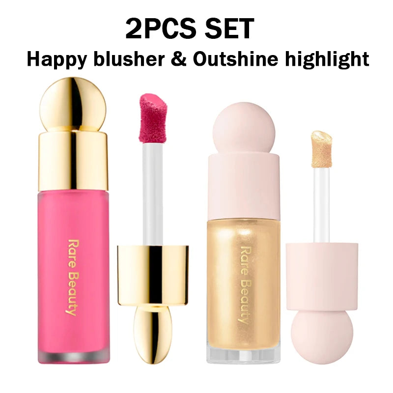 Rare Beauty Soft Pinch Liquid Blush Seidig und gleitet auf reibungslos, langanhaltendes, pralles Make-up Hope Love Virtue Happy Wonder Worth