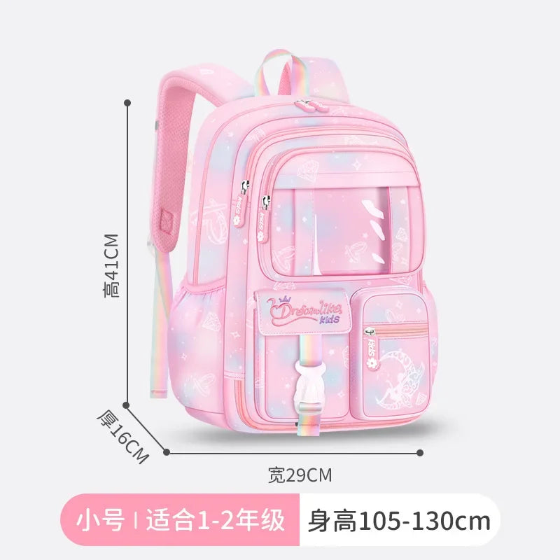 Pink Princess School Backpack