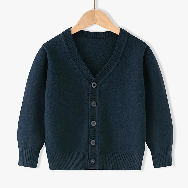 Winter Jungen Strick pullover große Kinder Kleidung Herbst Kinder Baumwolle Pullover Teen feste Strickwaren Mäntel 2-12 Jahre