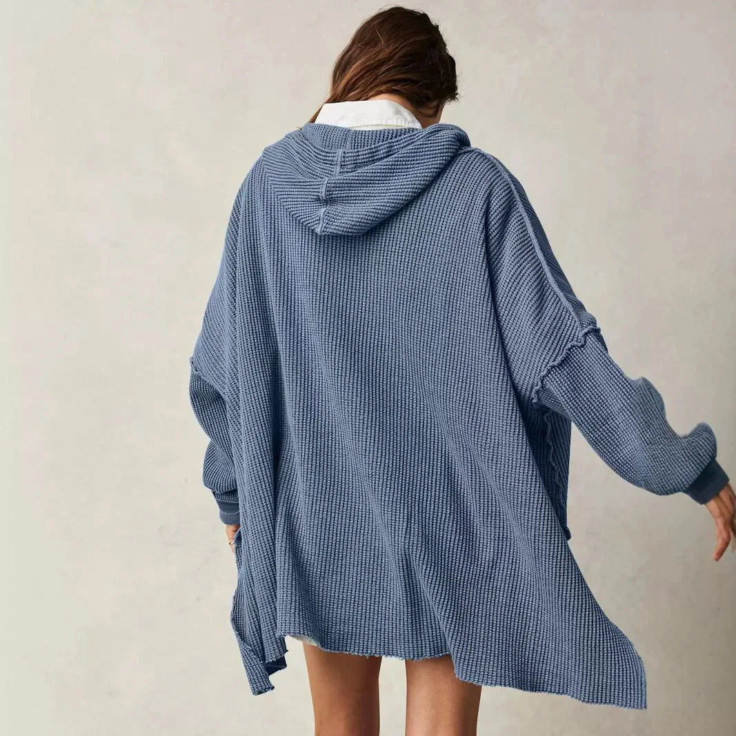 Extra große lose einfarbige Tasche modische vielseitige Pullover Pullover Herbst Mode neue Abbigliamento Donna Pull Hiver Femme