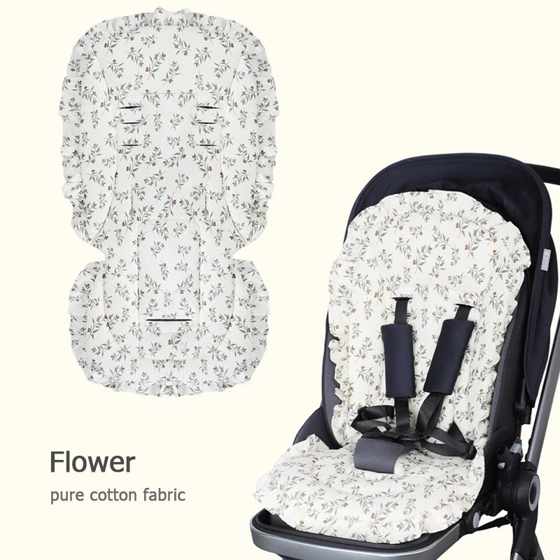 Herbst und Winter warme Kinderwagen-Sitzkissen verdickte Baumwolle Kinderwagen Babysitzkissen universell vier Jahreszeiten