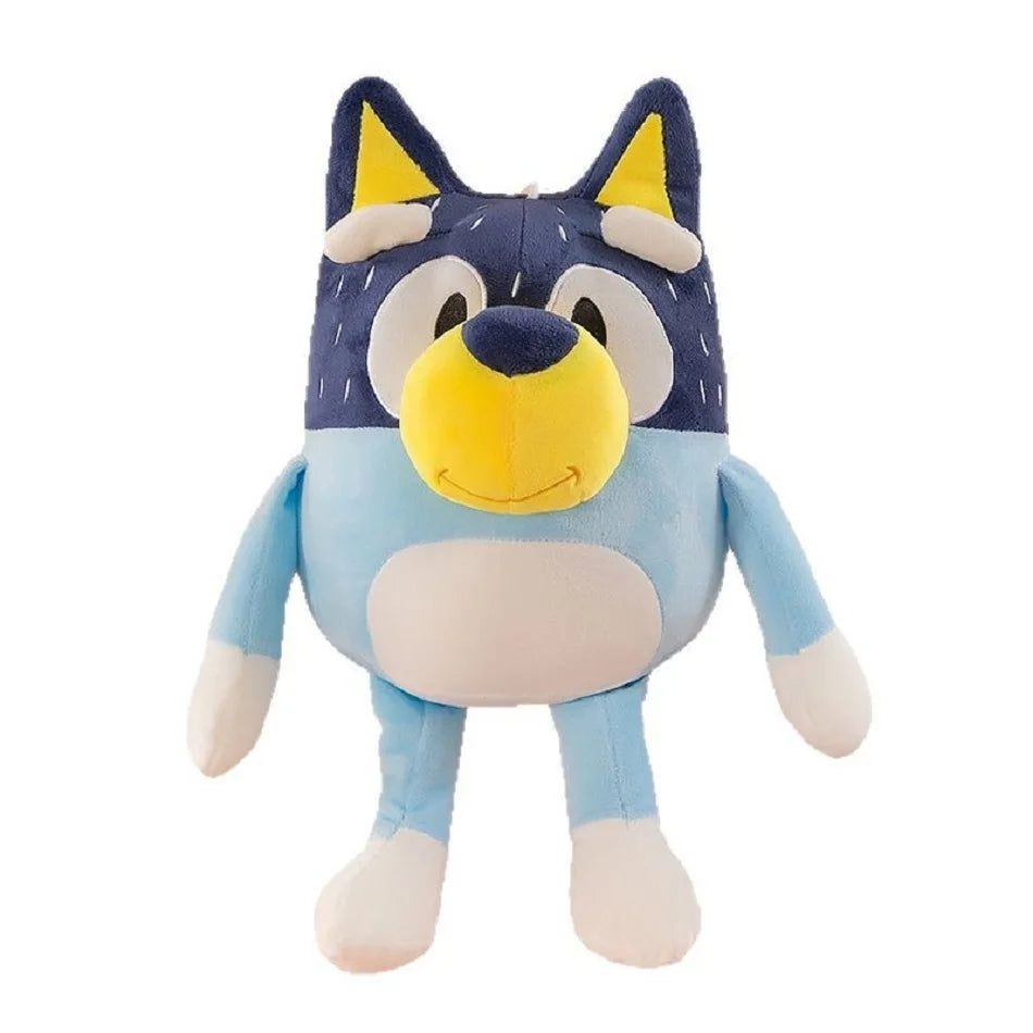 Peluche Blueyed Dog Bingo Dauhgter 35 cm Familien-Plüschtier, Cartoon-Hund, weiche Stofftiere, Puppen, Junge/Mädchen, Geburtstag, Weihnachtsgeschenke