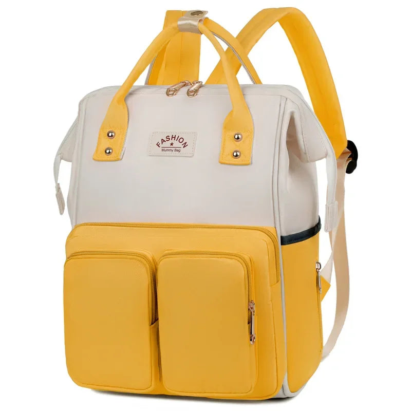 Multifunktionale Mama-Taschen mit großem Fassungsvermögen für Ausflüge, Reiserucksack, wasserdicht, tragbar, Mutter- und Babytasche, Damen-Rucksack