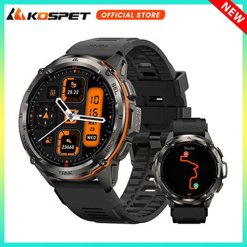 2025 KOSPET TANK T3 Ultra GPS Smart Uhr Für Männer Smartwatch Frauen 470 mAh Batterie Digitale Fitness AMOLED AOD Bluetooth uhren