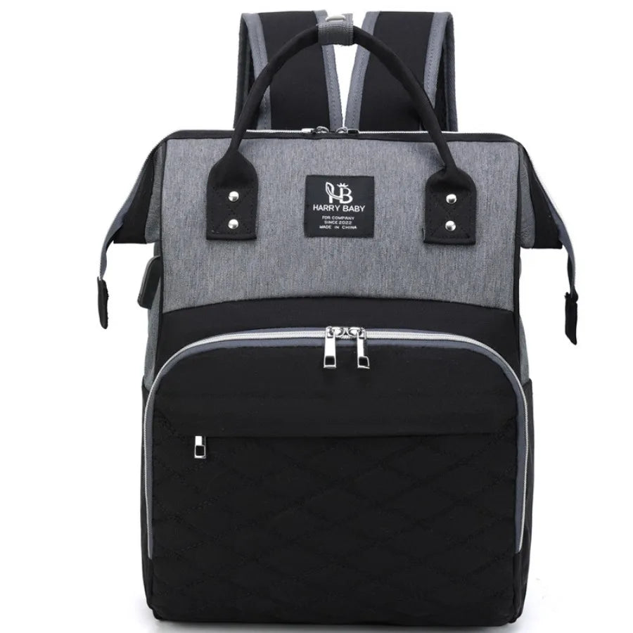 Mama Diaper Bags Baby Stroller Hanging Bag Mother Large Capacity Diaper Backpacks with Changing Mat Practical Baby Nursing Bags