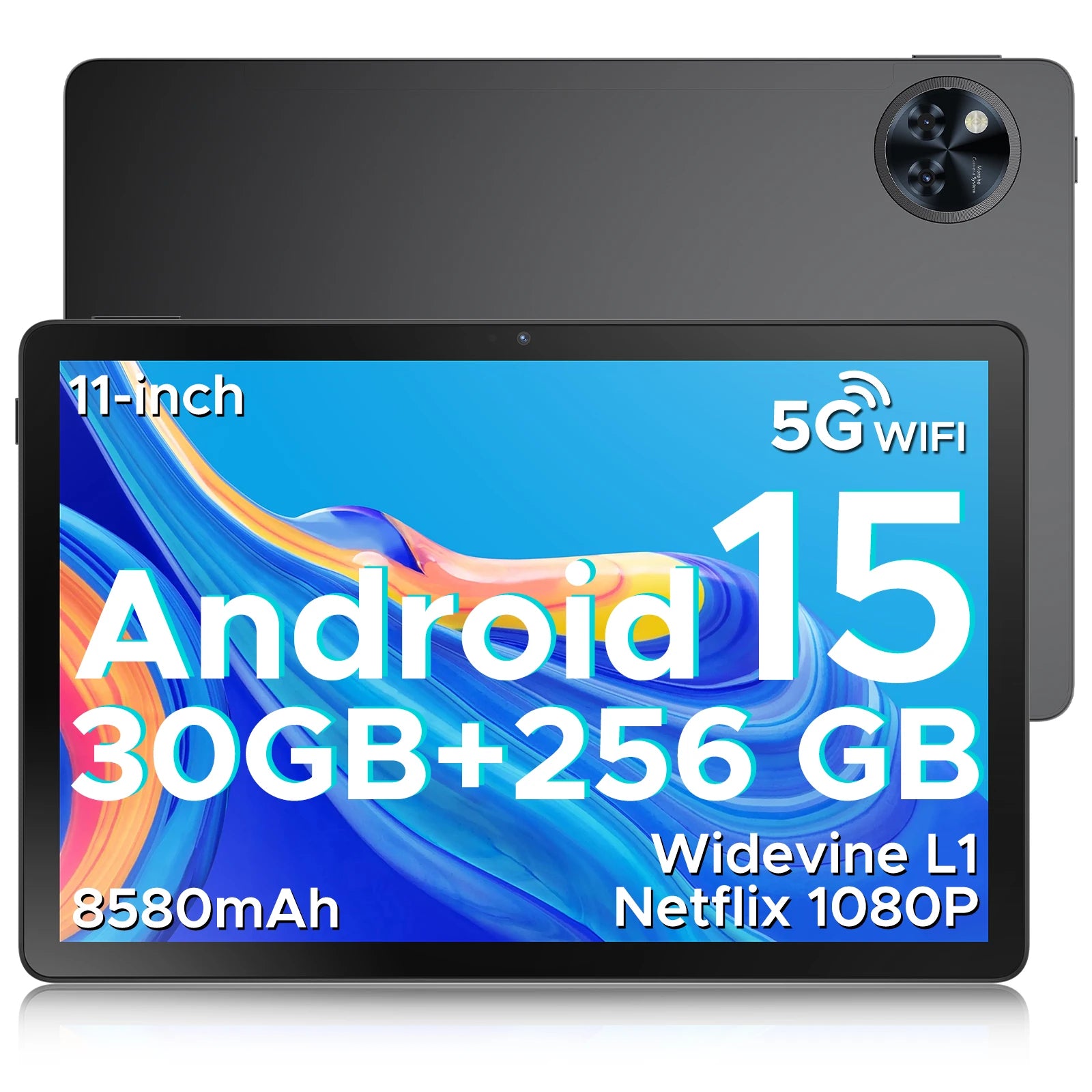 Globale Version DOOGEE U11 Pro Android 16 Tablet-PC 11 Zoll Ultra-Clear 90Hz Display 30GB(6 + 24) 256GB mAh Akku Tablet