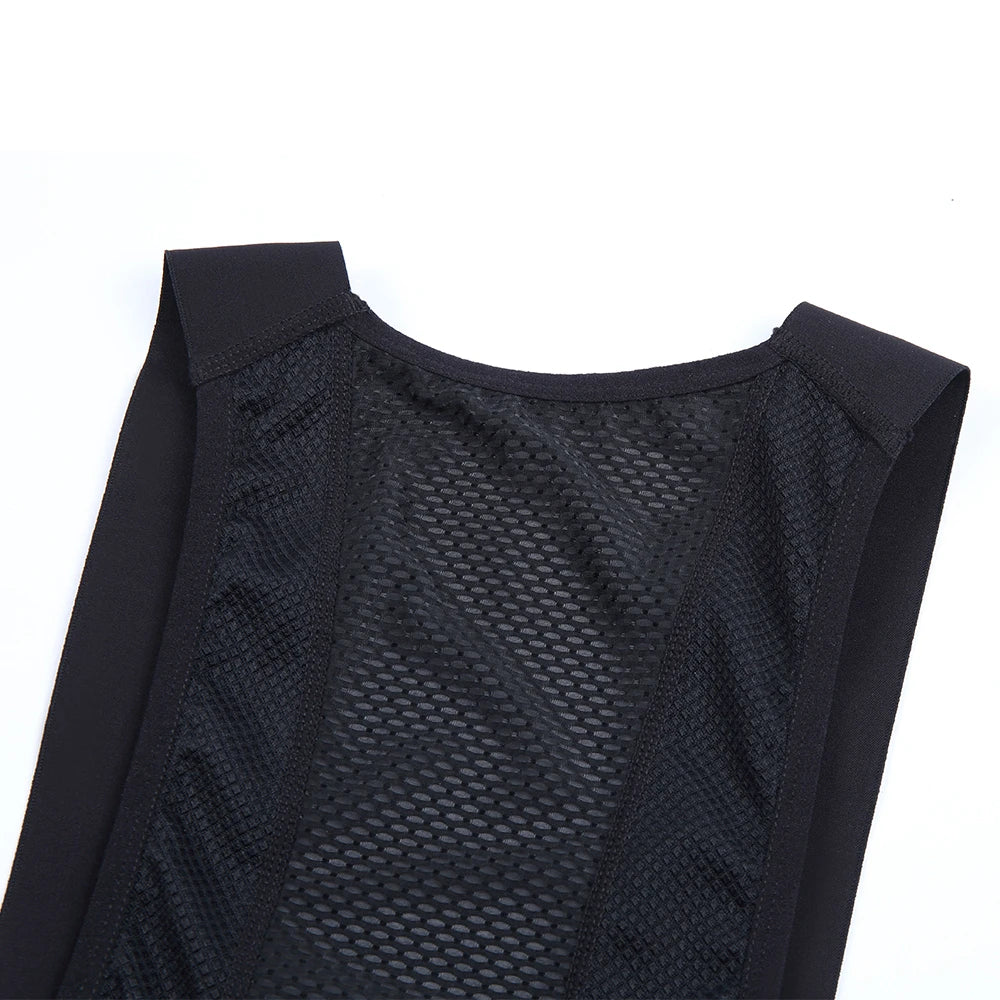 YKYWBIKE Radsport-Trägerhose für Herren Outdoor Rennrad-Sportunterwäsche mit Schwammpolsterung Fahrrad-Trägerhose Herren-Radsportbekleidung MTB-Shorts
