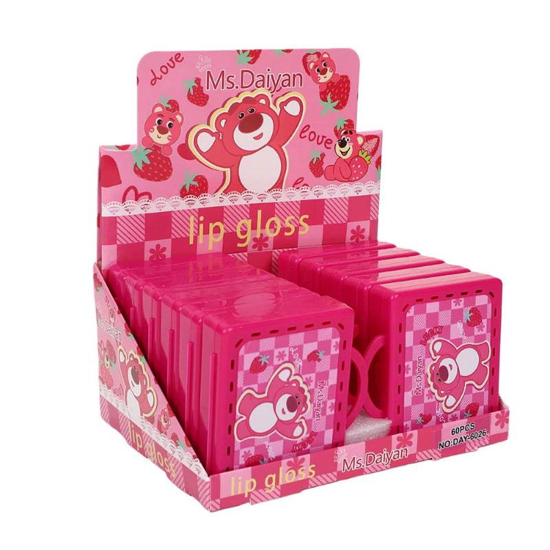 Cute Bear Lip Gloss Set