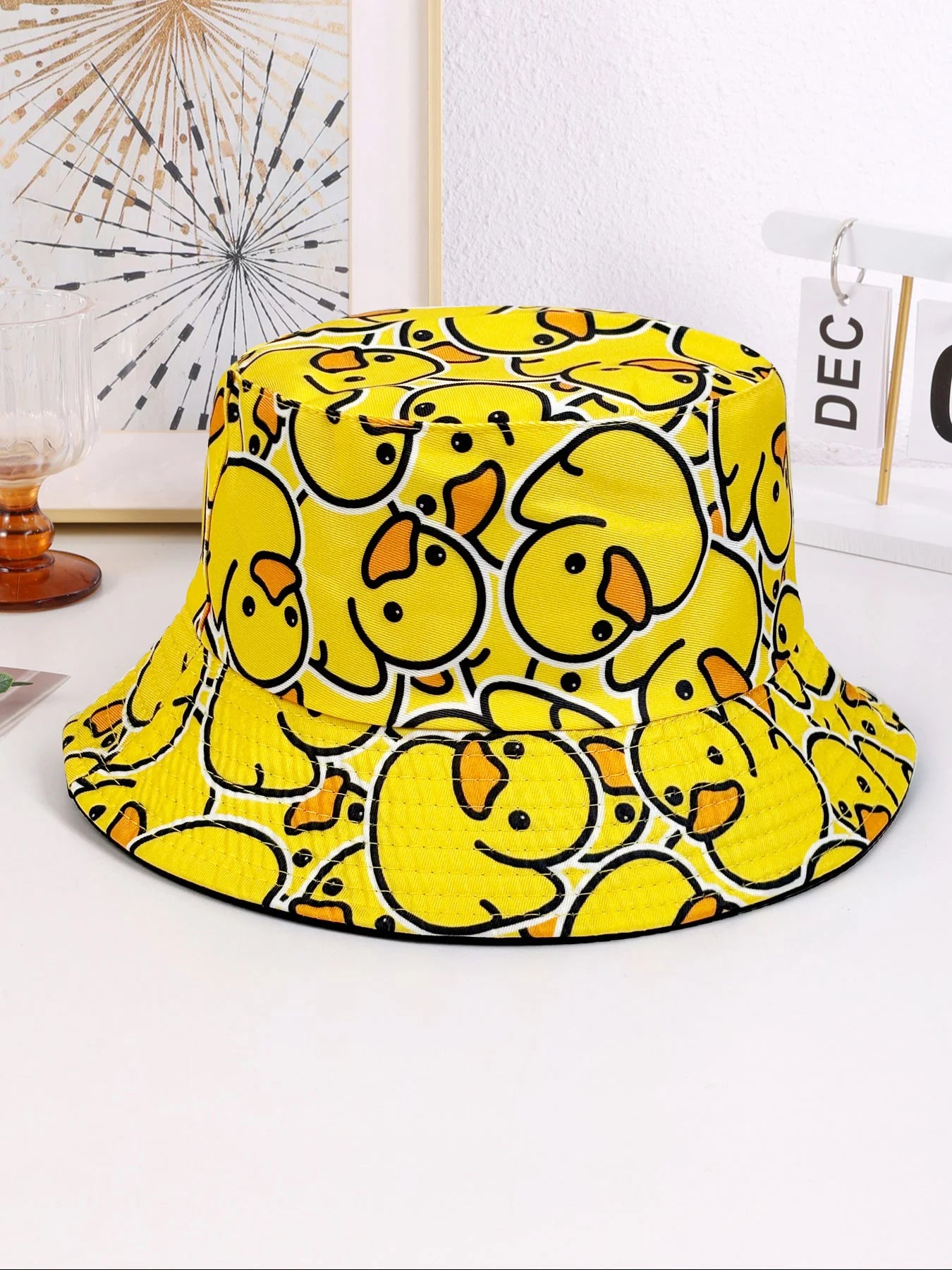 Cartoon Duck Bucket Hat