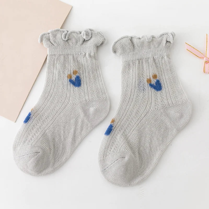 3 Paare/los Neue Neugeborenen Baby Socken Sommer Dünne Beiläufige Kinder Baby