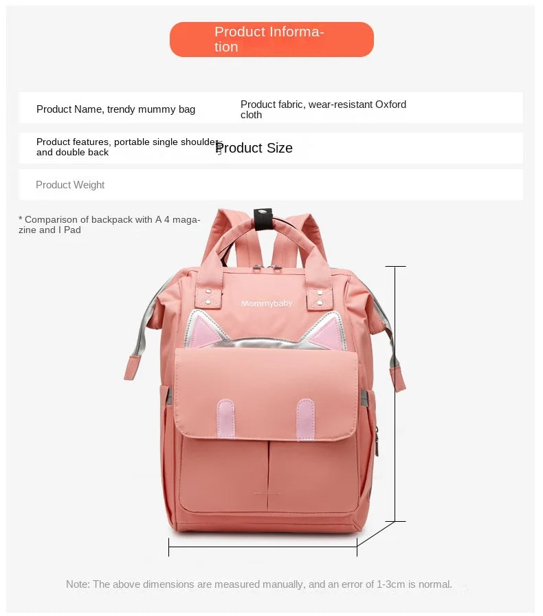 Mama Mutter und Baby Rucksack Ausflug Studenten tasche neue Mode tragbare Schulter große Kapazität multifunktion ale Schulter