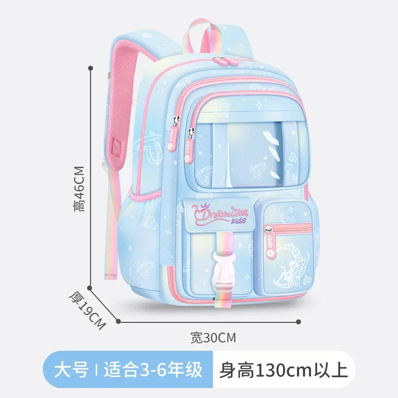 Pink Princess School Backpack