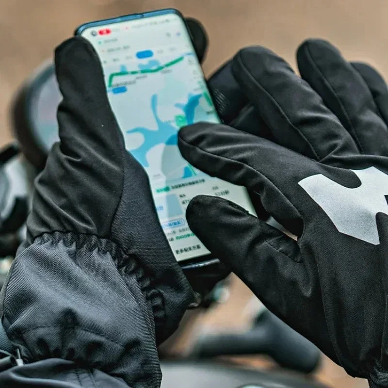 Herbst Winter Motorrad Reiten Handschuhe Wasserdichte Regenschutz Winddicht Warme Motorradfahrer Racing Fahrer Zubehör Männer Frauen