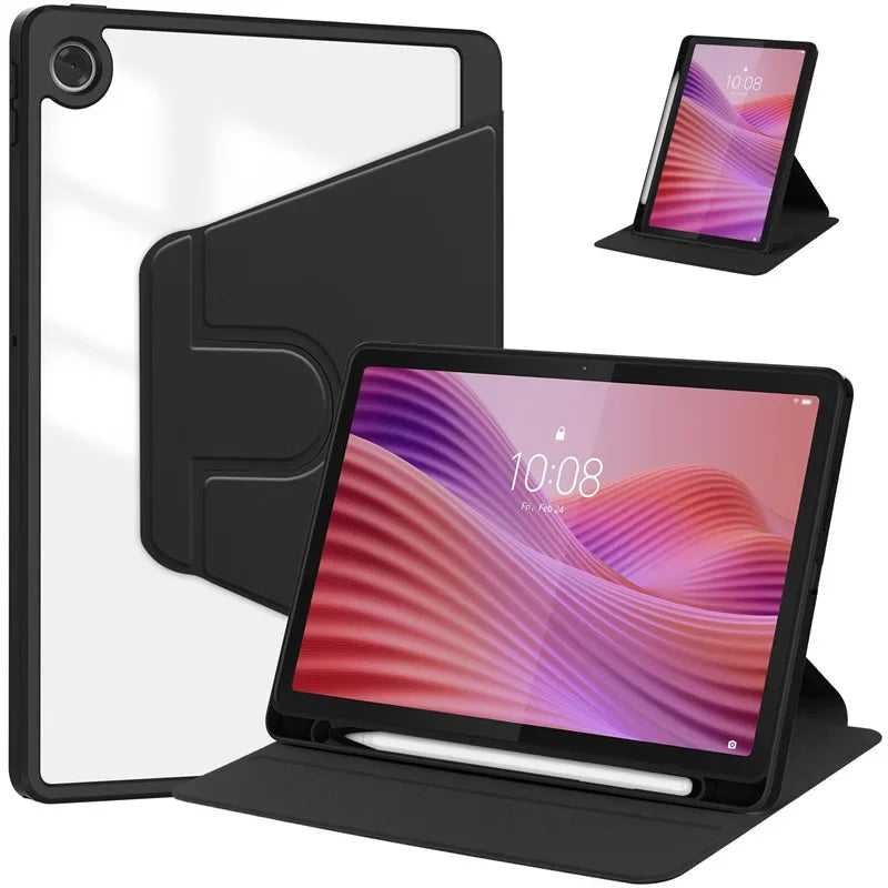 Für Lenovo Tab 10,1 2025 Fall TB311FU Acryl 360 Rotierenden Ständer Tablet Funda Lenovo Tab K10 2nd Gen TB311XU 10,1 zoll shell Kinder