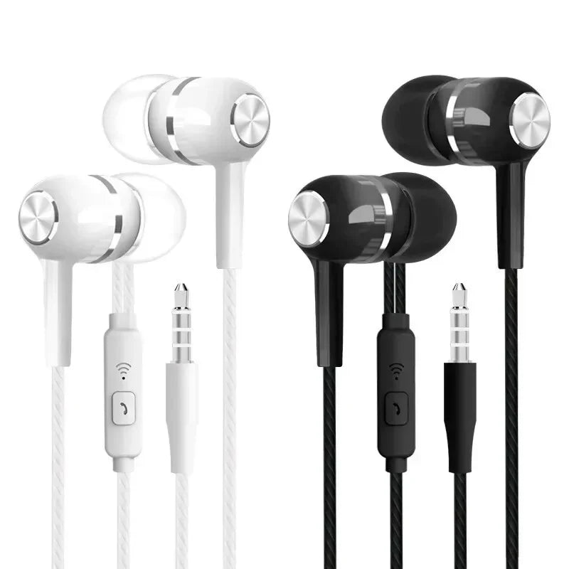 3,5mm Wired Kopfhörer In Ear Headset HIFI Schwere Bass Ohrhörer Monitor Sport Headset Stereo Musik Gaming Kopfhörer mit Mikrofon