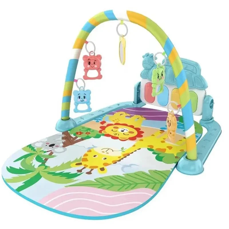 Baby 0-1 Jahre alt Baby Fitness Stand Pedal Klavier Spielzeug Neugeborenen Musik Pedal Klavier Fitnessgeräte Bettglocke Spielzeug
