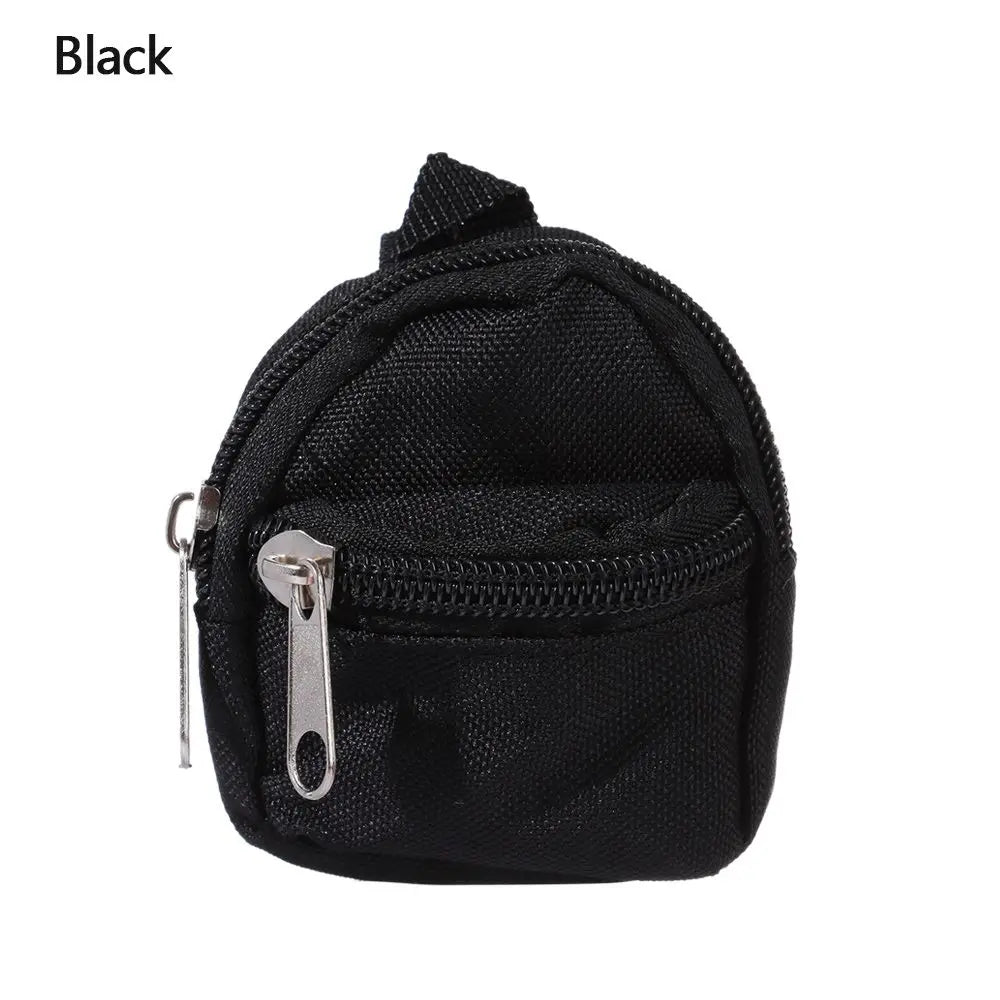 Puppen rucksäcke Puppe Minit aschen Mini Reiß verschluss Rucksack Puppen rucksack niedliche Schult aschen Puppen zubehör Spielzeug zubehör für Puppenspiel