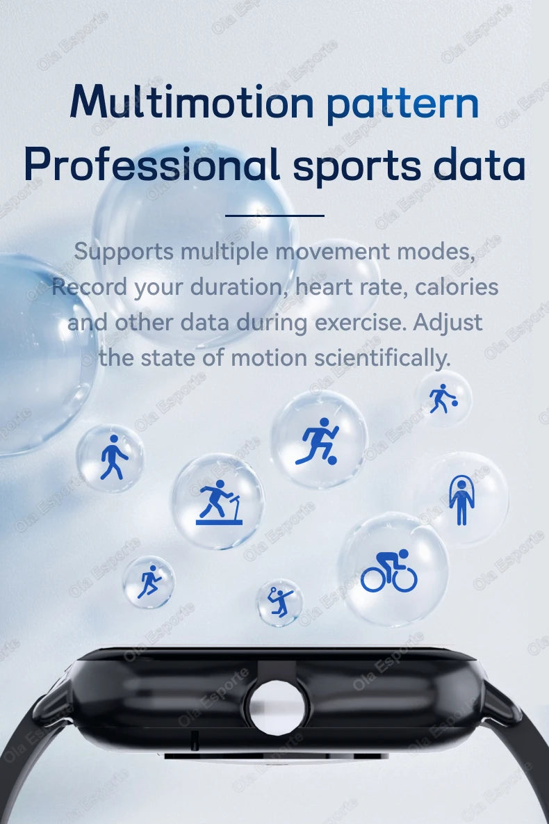 2026 Neue Multifunktionale Smartwatch für Männer & Frauen Bluetooth-Verbundenes Telefon Musik Fitness Sport Armband Schlafüberwachung Uhr HW12