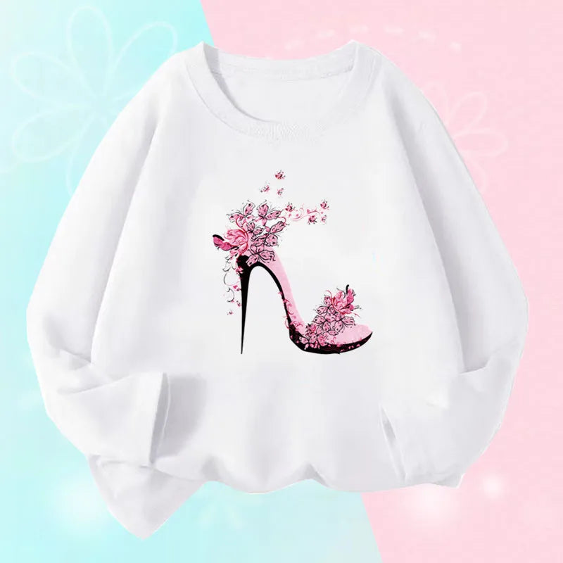 Girls Long Sleeve Graphic Tee