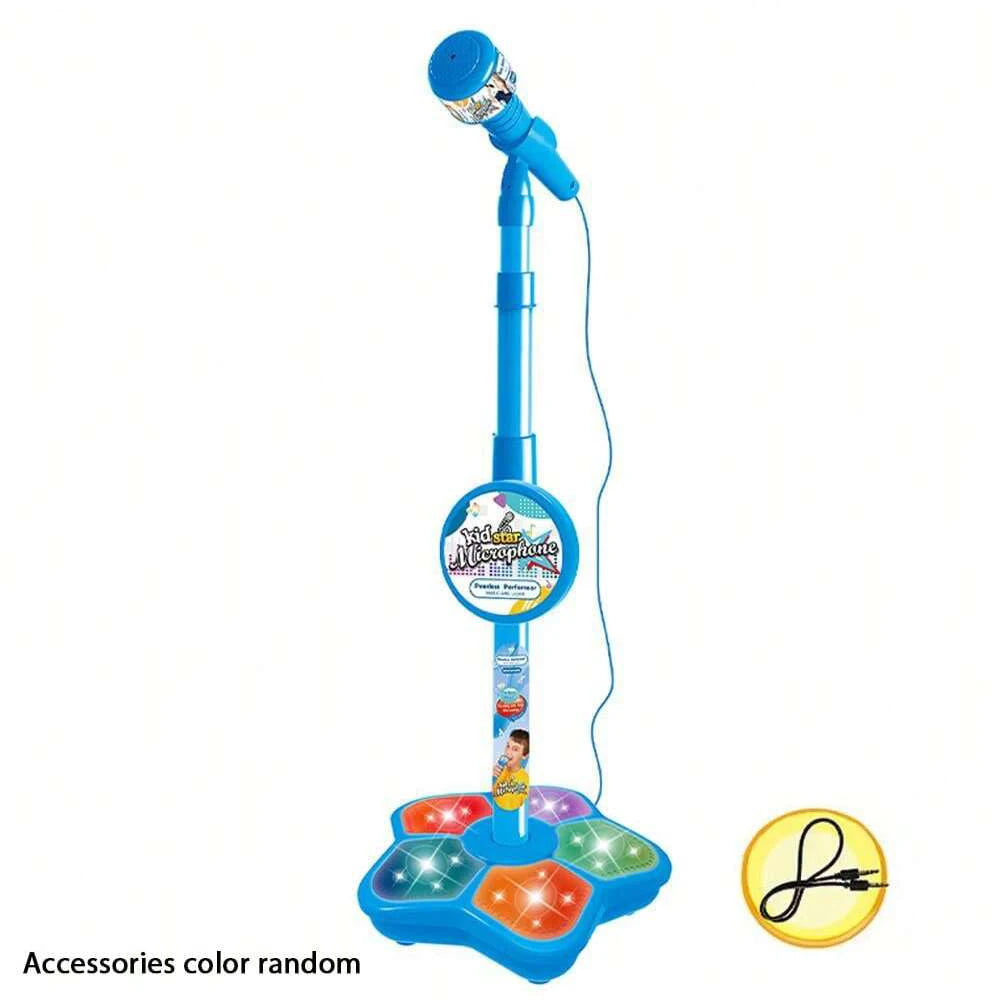 Kinder-Mikrofonständer-Spielzeug, tragbare elektronische Karaoke-Karaoke-Mikrofonständer für Kinder, langlebiger Party-Karaoke-Mikrofonständer, Karaoke-Maschine für Kinder