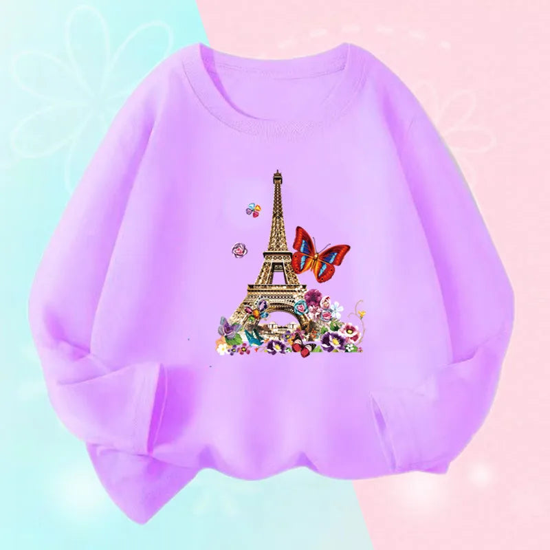 Girls Long Sleeve Graphic Tee
