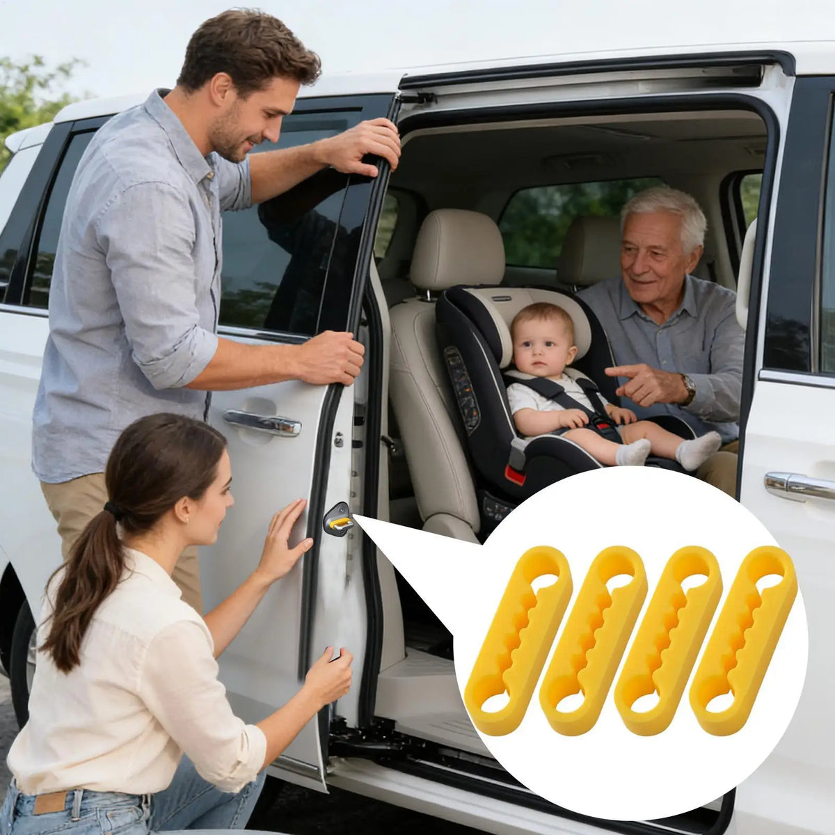 Auto-Türstoßdämpfer-Pads Silikon-Elastische Dämpfer-Polster Auto-Türstoßdämpfer-Kissen für Fahrzeuge Wohnmobile LKW Automobilindustrie