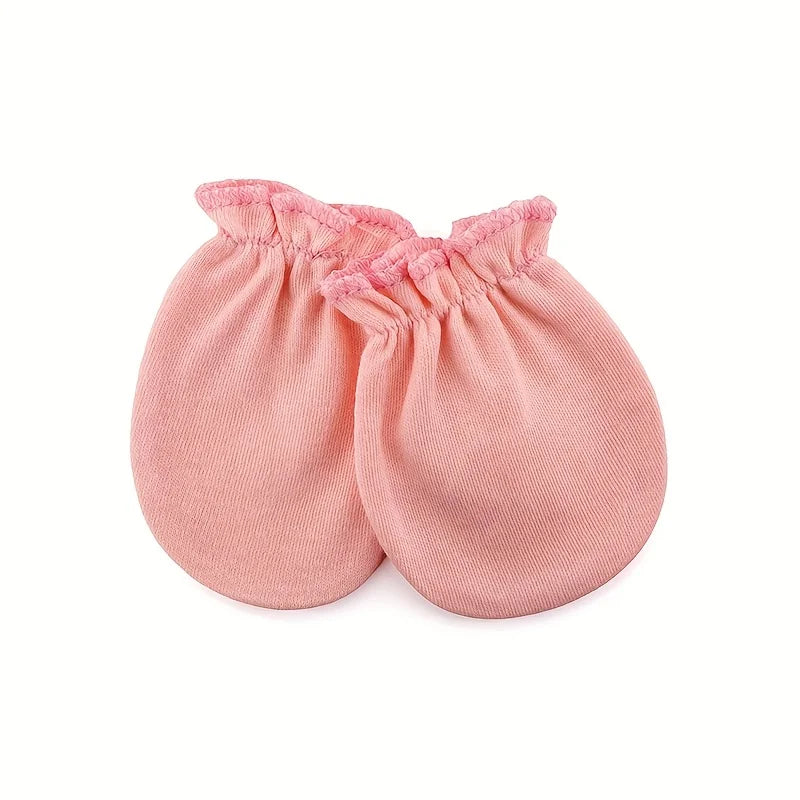 6 Paare/los Neugeborenen Handschuhe Cartoon Drucke Baby Jungen Mädchen Fäustlinge Neue Geboren Gesichtsschutz Fäustling Babys Dusche Geschenk 100 % Baumwolle