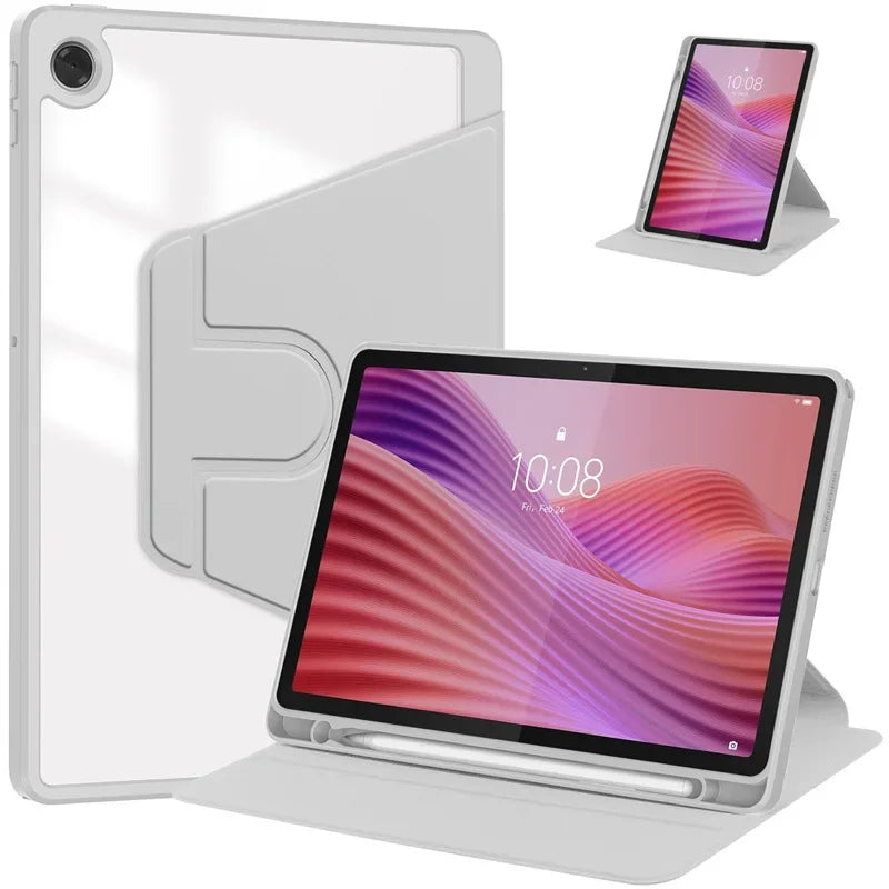 Für Lenovo Tab 10,1 2025 Fall TB311FU Acryl 360 Rotierenden Ständer Tablet Funda Lenovo Tab K10 2nd Gen TB311XU 10,1 zoll shell Kinder