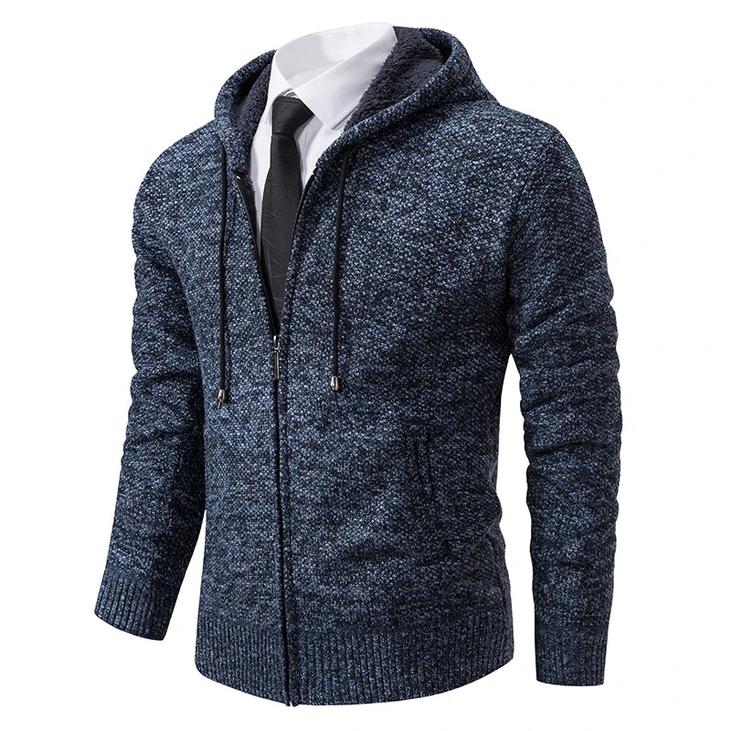 Herbst Und Winter New Jersey männer Casual Sport Mantel Einfarbig Stehkragen Wullover Greifen Fleece Warm Zipper Strickjacke