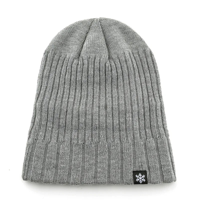 Warme Herbst- und Wintermützen für Männer mittleren Alters und Senioren, Strickmützen für Väter und Großväter, Seniorenmützen mit Fleecefutter.