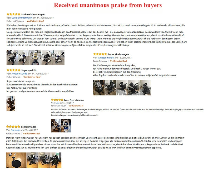 Hotmom-Kinderwagen Hohe Landschaft kann sitzen und liegen. Zusammenklappbarer, leichter britischer Zwei-Wege-Kinderwagen. Anpassung an 0–4 Jahre alt