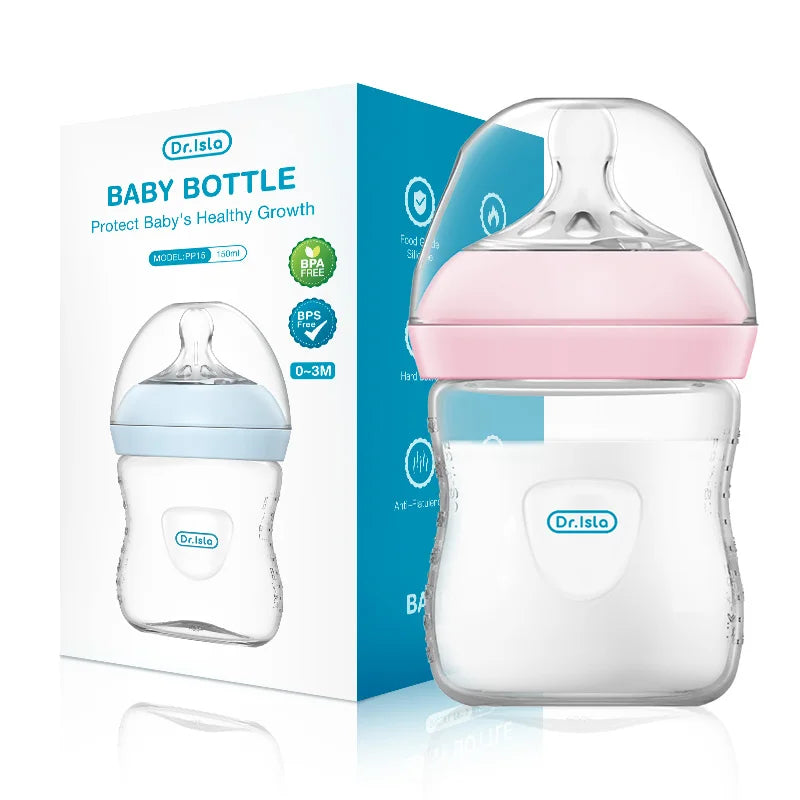 Baby PP Bottle 150/240/330ML Newborn Baby Bottle with Handle Milk Bottle Newborn Baby Bottles Feeding Accessories BPA-Free