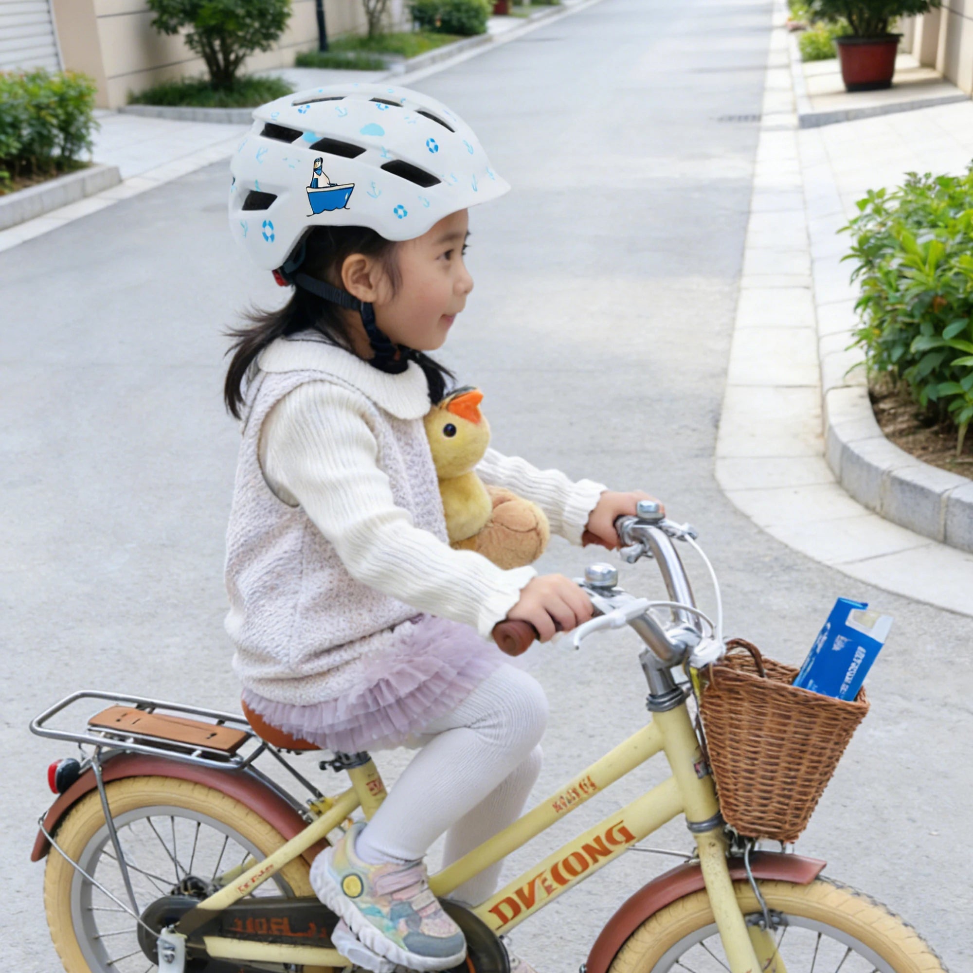 Fahrradhelme für Kinder von 3-14 Jahren, verstellbar, für Jungen und Mädchen, leichter Multisport-Helm für Roller und Fahrrad, Größe S/M