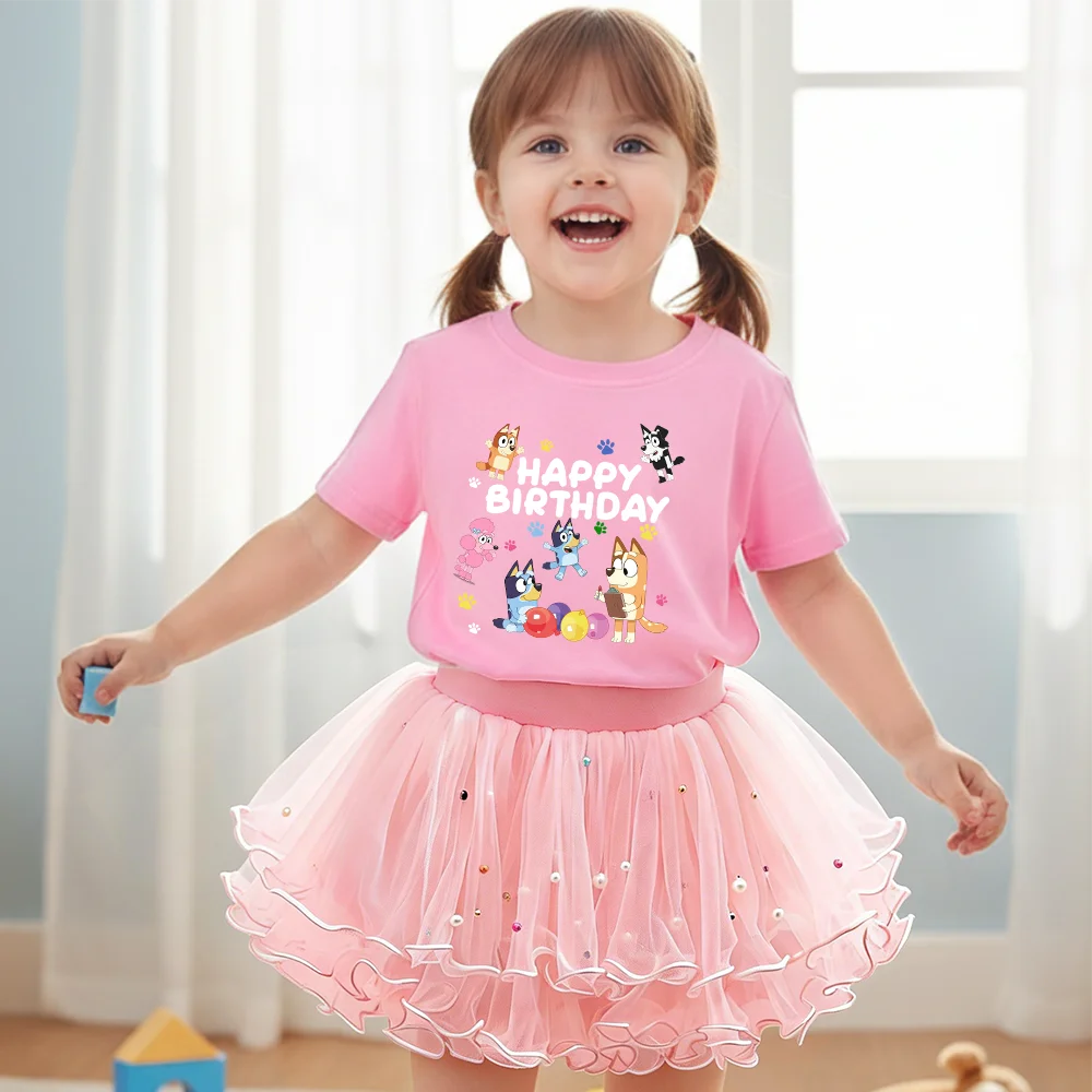 Bluey & Bingo Girls Dress Set