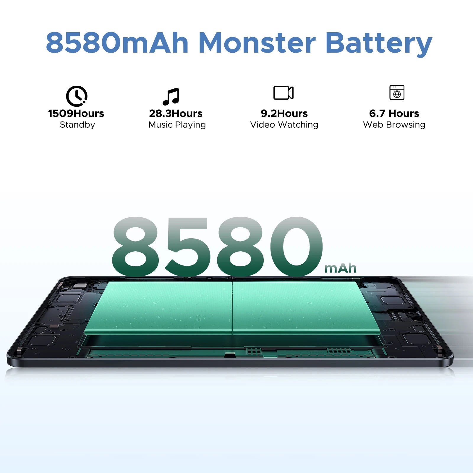 Globale Version DOOGEE U11 Pro Android 16 Tablet-PC 11 Zoll Ultra-Clear 90Hz Display 30GB(6 + 24) 256GB mAh Akku Tablet